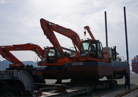 자체 상차 및 하차